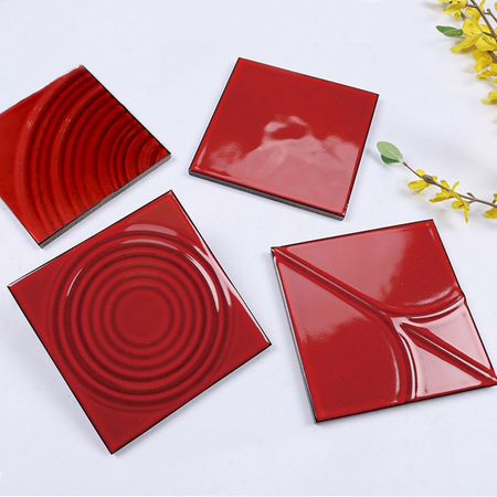 Nordic Antique Handmade tile bathroom tile kitchen balcony glazed tile