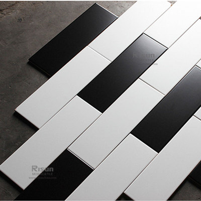 New design matte grey ceramic mosaic subway tile