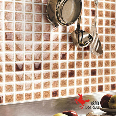 Ice cracked ceramic mosaics, Mediterranean tiles, wall tiles, floor tiles, living rooms, vestibule b