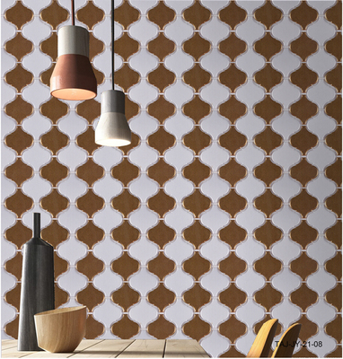 Hot Selling New Lantern Pattern Titanium Ceramic Mosaic Tiles